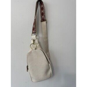 MODA LUXE IVORY SLING BAG faux leather
